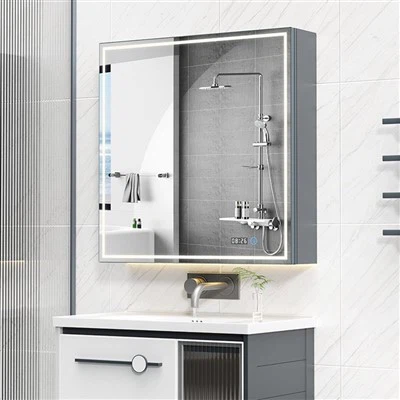 Зеркало с автоматическим подъемом в ванной комнате